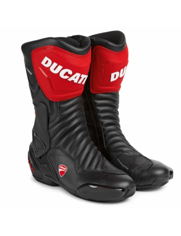 stivali-moto-496goz.jpg Stivali Moto da Uomo Sport Touring Ducati Speed Evo WP V2 Black/Red 9810855 - immagine 1