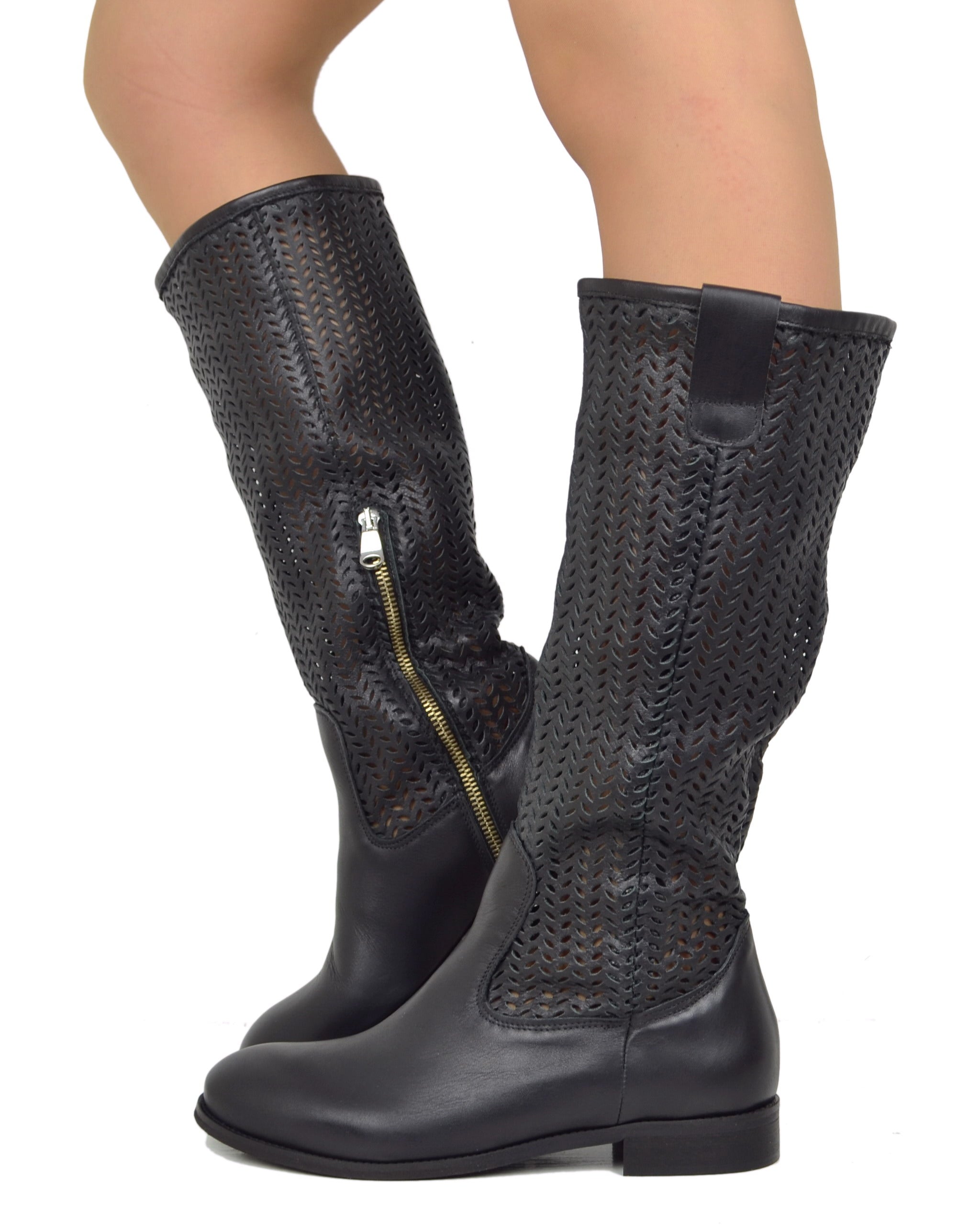 stivali-neri-donna-427kcg.jpg Tacco Basso Stivali Donna N 35 Stivali Neri Donna Tacco Basso Stivali Donna Stivali Neri Con Para Donna Stivali Stivali Neri - immagine 1