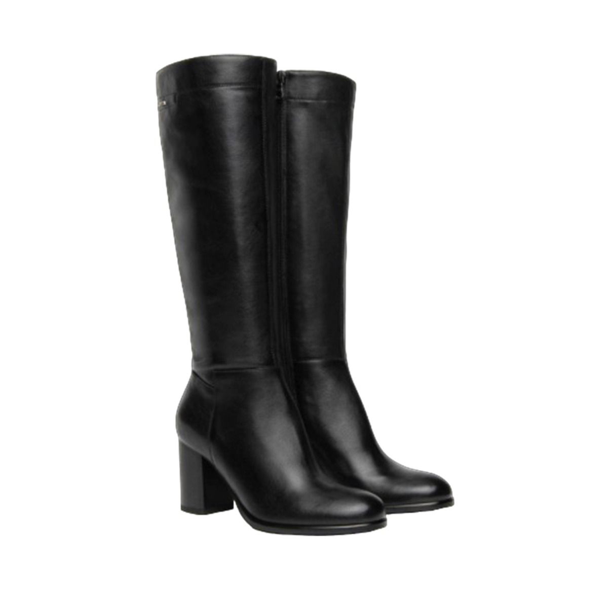 stivali-nero-giardini-490mjz.jpg NeroGiardini Stivali Donna I117303DE100 in Pelle Nera con Tacco | Fratinardi - immagine 1