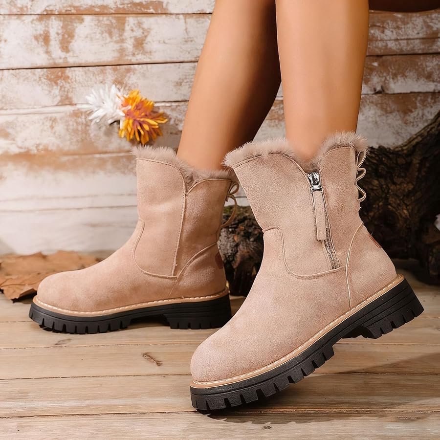 stivali-neve-donna-319dro.jpg Stivali Da Neve Donna Impermeabili – Doposci Termici Antiscivolo, Imbottiti E Caldi Per Trekking E Acqua - immagine 1