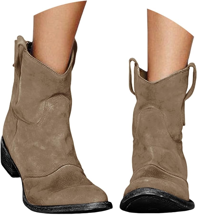 stivali-per-donna-841cor.jpg Stivali Donna Estivi Stivaletti Donna Antiscivolo Comodi con Tacco Stivali Antivento Chic Stivaletto Robusti Leggero Vintage Elegante Stivali da Pioggia Estivi Caviglia Marrone 35 : Amazon.it: Moda - immagine 1