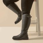 GABYLOU Stivali 4XL a polpaccio largo Modello Kate, Nero25, 38 : Amazon.it: Moda