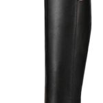 Stivali sopra Il Ginocchio da Donna, Stivali Elasticizzati alla Coscia Sexy in Vera Pelle Caldi e Confortevoli (Black 35 EU) : Amazon.it: Moda
