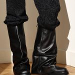 The Attico Stivali Robin in pelle nera 241WS798L019 acquista online su Symbol