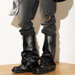 The Attico Stivali Robin in pelle nera 241WS798L019 acquista online su Symbol