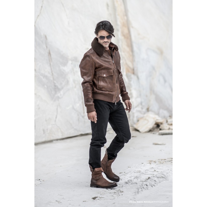 stivali-uomo-pelle-842bwn.jpg Stivale uomo in pelle "Scansano" - immagine 1