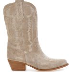 Stivaletti texani beige in vera pelle ricamati Pittarello love TEX4090 da Donna | Pittarello
