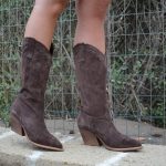 Texani in Camoscio Marrone IRENE REGINA – sara moda shoes