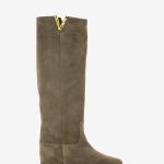 Via Roma 15 Stivali in camoscio 4055 champagne | STIMM